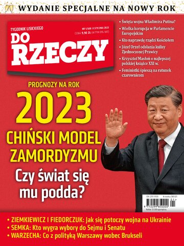 Okładka tygodnika „Do Rzeczy” nr 1/2023 (508)