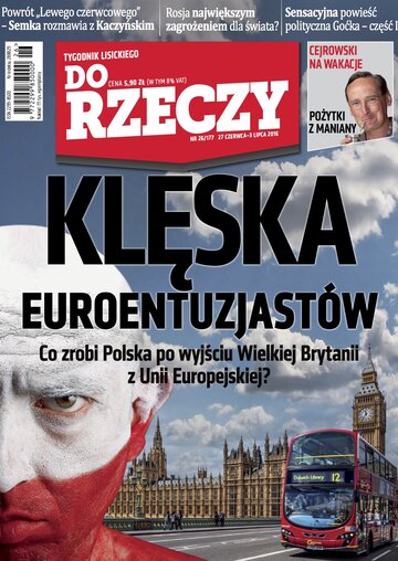 Okładka tygodnika „Do Rzeczy” nr 26/2016 (177)