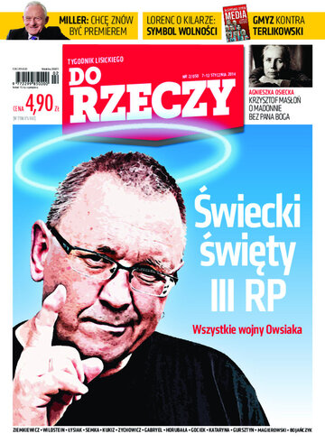 Okładka tygodnika „Do Rzeczy” nr 2/2014 (50)