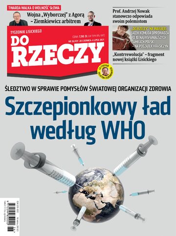 Okładka tygodnika „Do Rzeczy” nr 26/2021 (431)