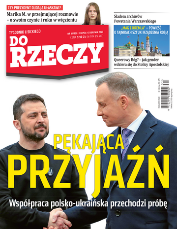 Okładka tygodnika „Do Rzeczy” nr 31/2023 (538)