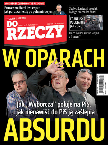 Okładka tygodnika „Do Rzeczy” nr 6/2019 (309)