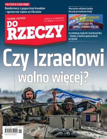 Okładka tygodnika „Do Rzeczy” nr 46/2023 (553)