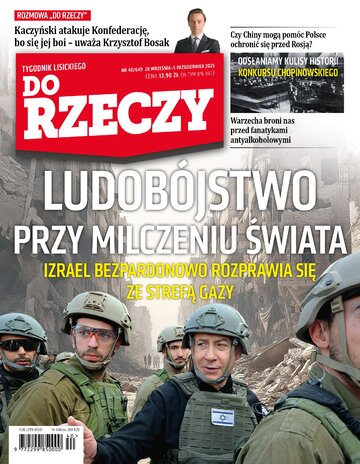 Okładka tygodnika „Do Rzeczy” nr 40/2025 (649)