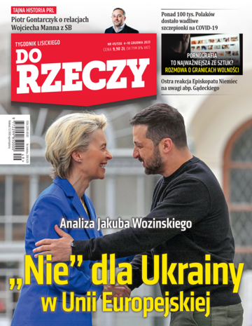 Okładka tygodnika „Do Rzeczy” nr 49/2023 (556)