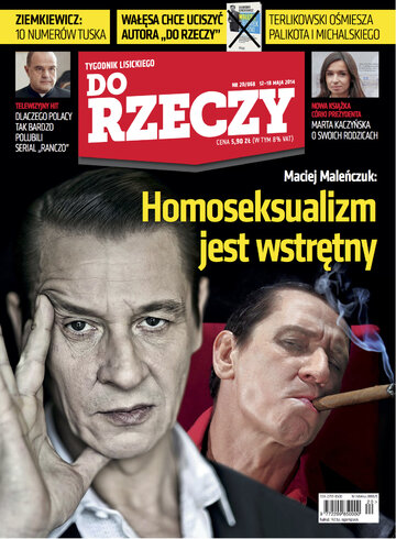 Okładka tygodnika „Do Rzeczy” nr 20/2014 (68)