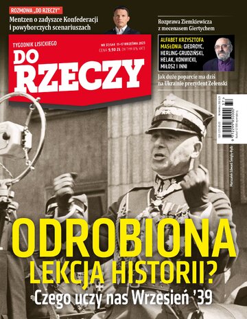 Okładka tygodnika „Do Rzeczy” nr 37/2023 (544)