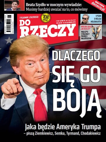 Okładka tygodnika „Do Rzeczy” nr 46/2016 (197)