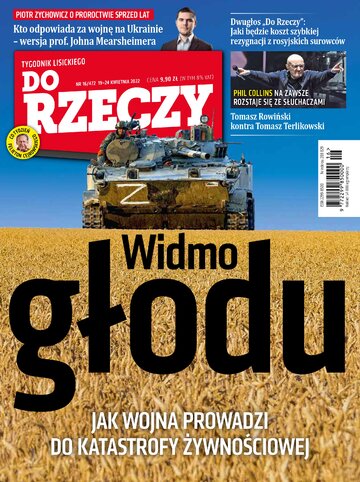 Okładka tygodnika „Do Rzeczy” nr 16/2022 (472)