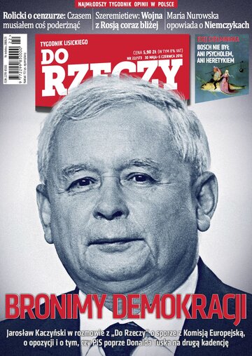 Okładka tygodnika „Do Rzeczy” nr 22/2016 (173)