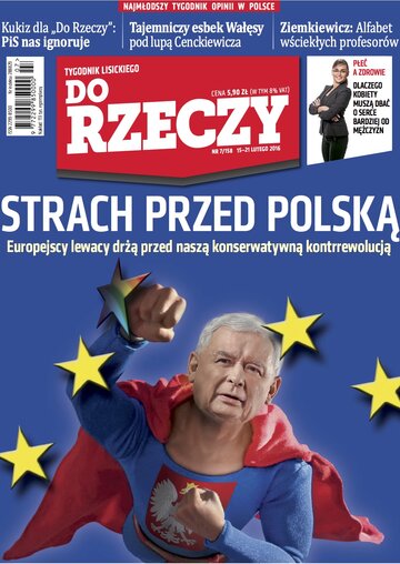 Okładka tygodnika „Do Rzeczy” nr 7/2016 (158)