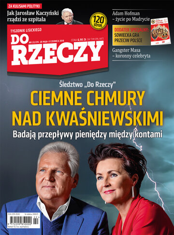 Okładka tygodnika „Do Rzeczy” nr 22/2018 (274)