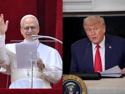 Miniatura: Trump bardziej katolicki od Leona XIV