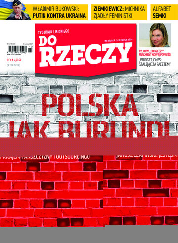 Okładka tygodnika „Do Rzeczy” nr 10/2014 (58)