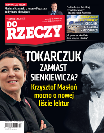 Okładka tygodnika „Do Rzeczy” nr 12/2024 (570)