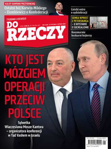 Okładka tygodnika „Do Rzeczy” nr 5/2020 (358)