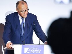 Miniatura: Przechwałki kanclerza Merza