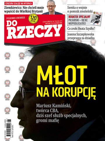 Okładka tygodnika „Do Rzeczy” nr 8/2018 (261)