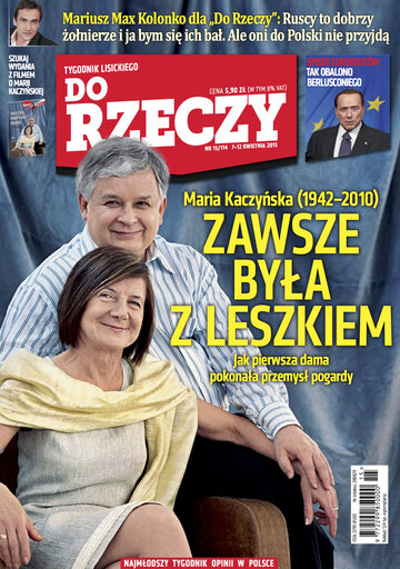 Okładka tygodnika „Do Rzeczy” nr 15/2015 (114)