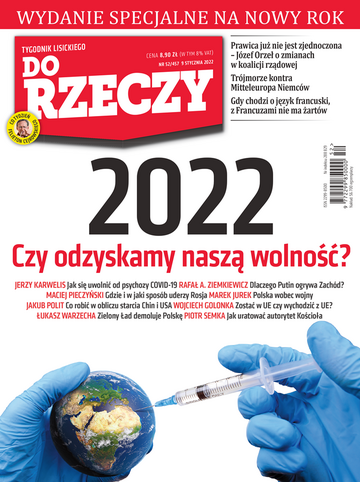 Okładka tygodnika „Do Rzeczy” nr 1/2022 (457)
