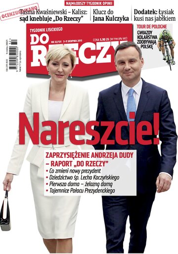 Okładka tygodnika „Do Rzeczy” nr 32/2015 (131)