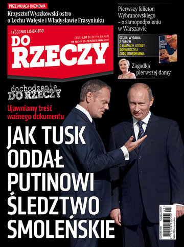 Okładka tygodnika „Do Rzeczy” nr 43/2017 (245)