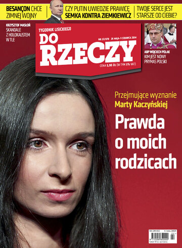 Okładka tygodnika „Do Rzeczy” nr 22/2014 (70)