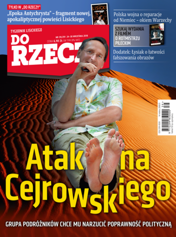 Okładka tygodnika „Do Rzeczy” nr 39/2018 (291)