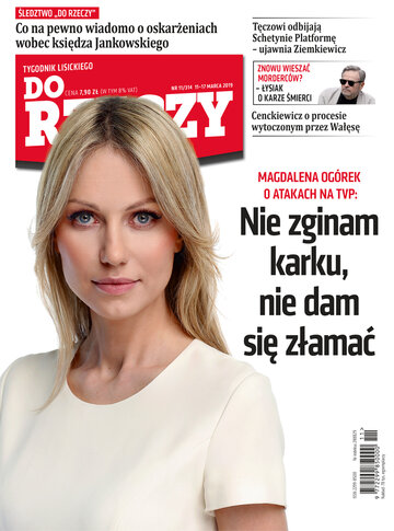 Okładka tygodnika „Do Rzeczy” nr 11/2019 (314)