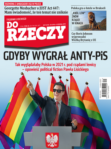 Okładka tygodnika „Do Rzeczy” nr 31/2019 (333)