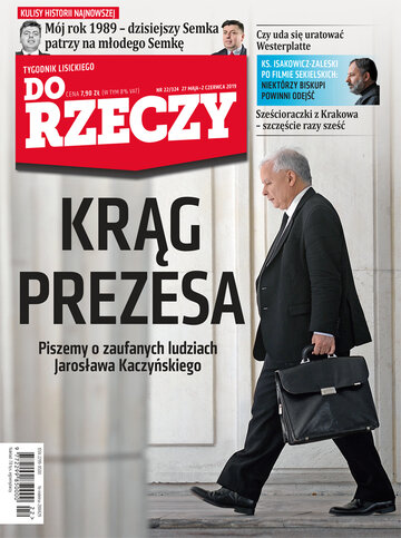 Okładka tygodnika „Do Rzeczy” nr 22/2019 (324)