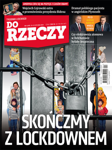 Okładka tygodnika „Do Rzeczy” nr 4/2021 (409)