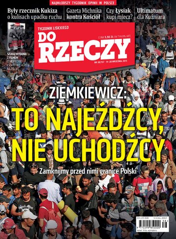 Okładka tygodnika „Do Rzeczy” nr 38/2015 (137)