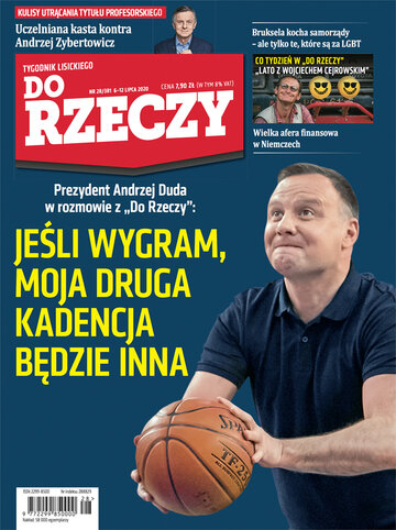 Okładka tygodnika „Do Rzeczy” nr 28/2020 (381)