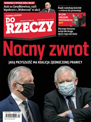 Okładka tygodnika „Do Rzeczy” nr 20/2020 (373)