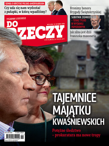 Okładka tygodnika „Do Rzeczy” nr 11/2018 (264)