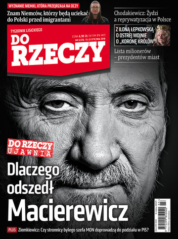 Okładka tygodnika „Do Rzeczy” nr 3/2018 (256)