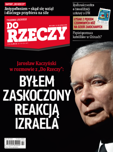 Okładka tygodnika „Do Rzeczy” nr 7/2018 (260)