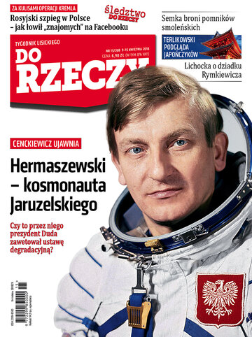 Okładka tygodnika „Do Rzeczy” nr 15/2018 (268)