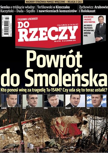 Okładka tygodnika „Do Rzeczy” nr 47/2015 (146)