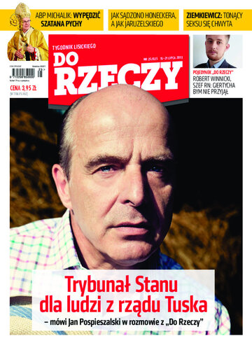 Okładka tygodnika „Do Rzeczy” nr 25/2013 (25)