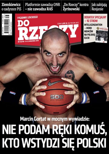 Okładka tygodnika „Do Rzeczy” nr 38/2016 (189)