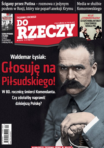 Okładka tygodnika „Do Rzeczy” nr 20/2015 (119)