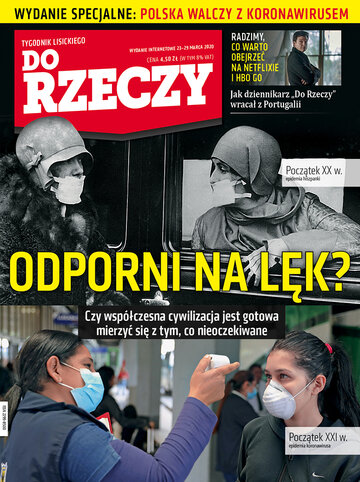 Okładka tygodnika „Do Rzeczy” nr 13/2020 (366)