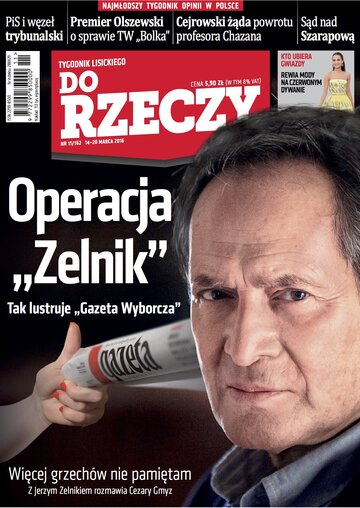 Okładka tygodnika „Do Rzeczy” nr 11/2016 (162)