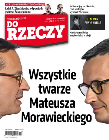 Okładka tygodnika „Do Rzeczy” nr 50/2023 (557)