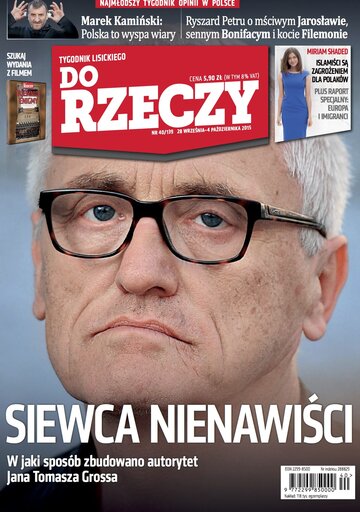 Okładka tygodnika „Do Rzeczy” nr 40/2015 (139)