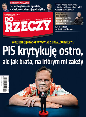 Okładka tygodnika „Do Rzeczy” nr 24/2019 (326)