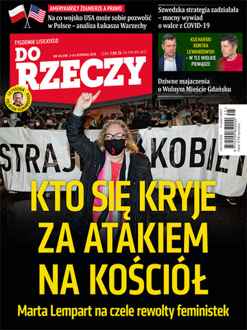 Okładka tygodnika „Do Rzeczy” nr 45/2020 (398)