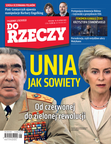 Okładka tygodnika „Do Rzeczy” nr 8/2024 (566)